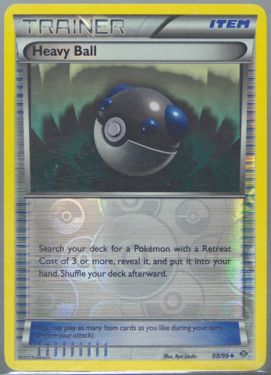 Heavy Ball-Reverse Foil (88) 2012 Pokemon Black & White Next Destinies