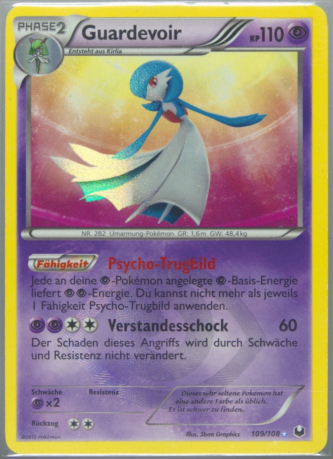 Guardevoir German (109) 2012 Pokemon Black & White Dark Explorers