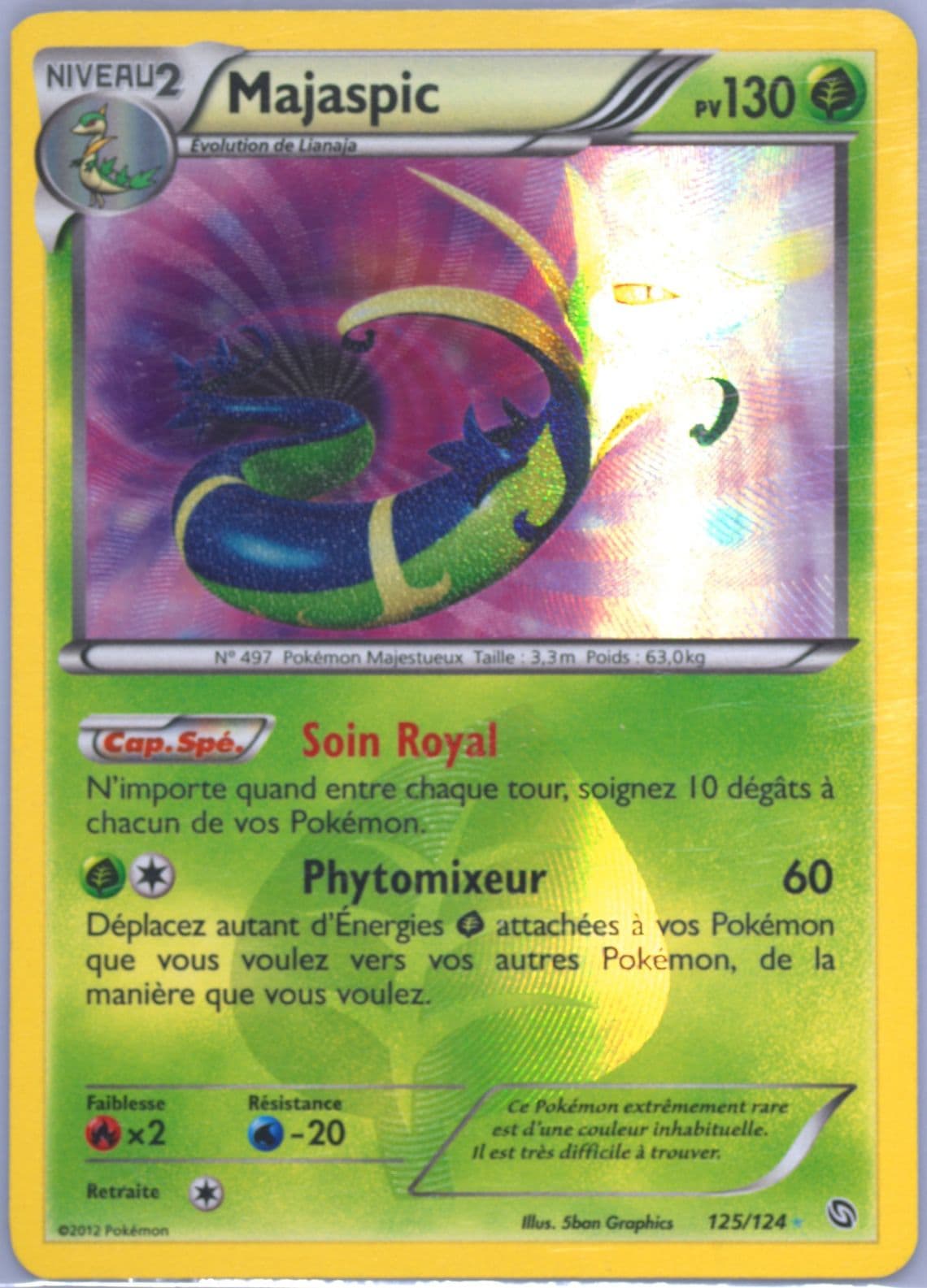Majaspic French (125) 2012 Pokemon Black & White Dragons Exalted