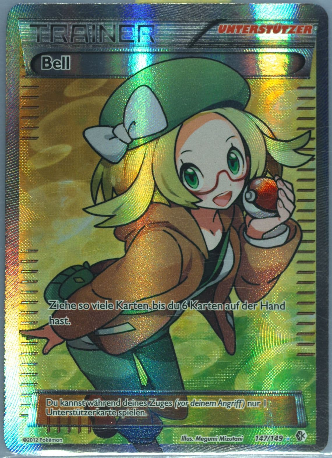 Full Art/Bell (147) 2013 Pokemon German Black & White Boundaries Crossed