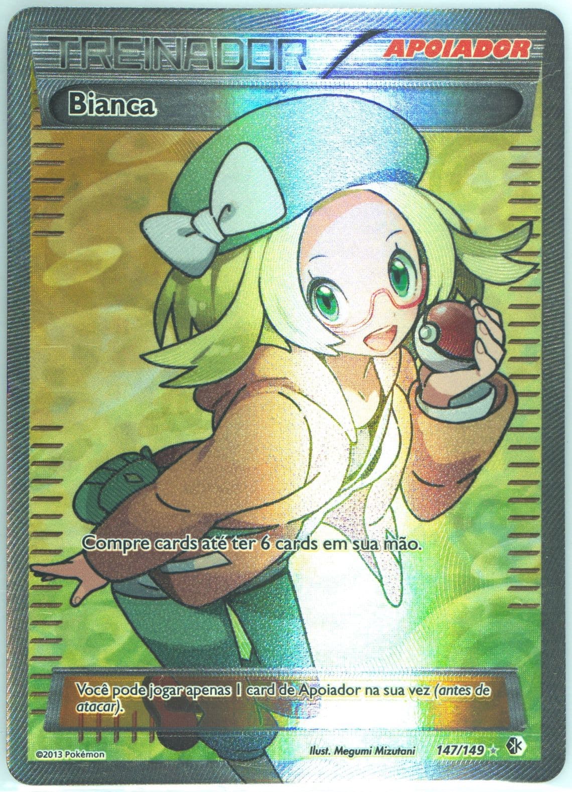 Full Art/Bianca (147) 2013 Pokemon Portuguese Black & White Boundaries Crossed