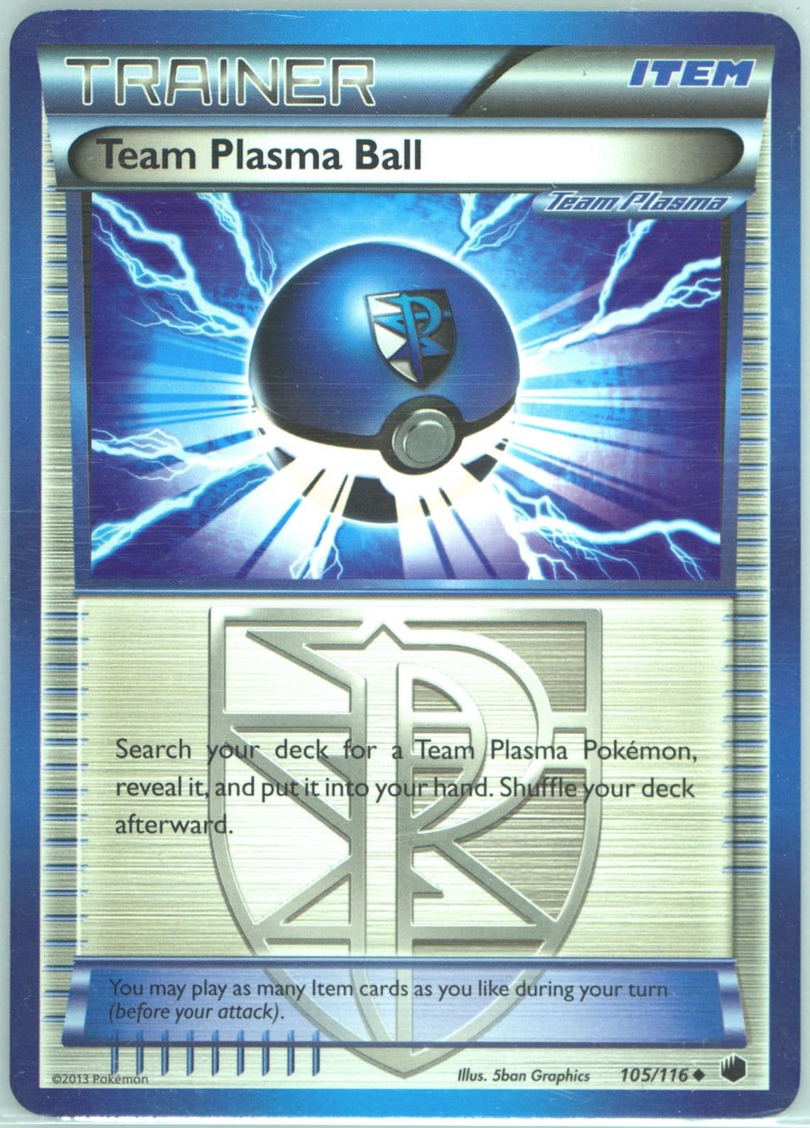 Team Plasma Ball (105) 2013 Pokemon Black & White Plasma Freeze