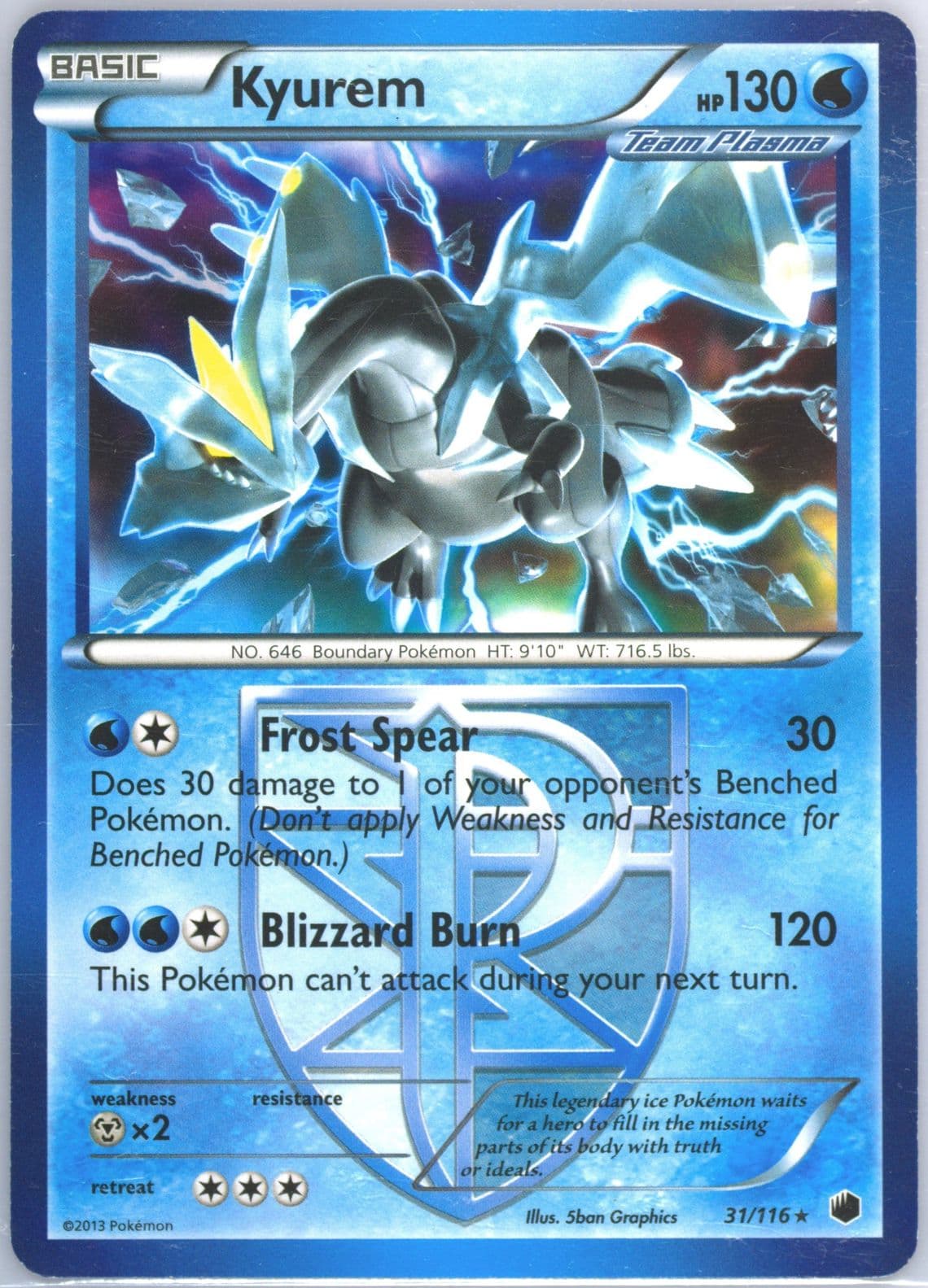 Kyurem Articuno Legendary Battle (31) 2013 Pokemon Black & White Plasma Freeze
