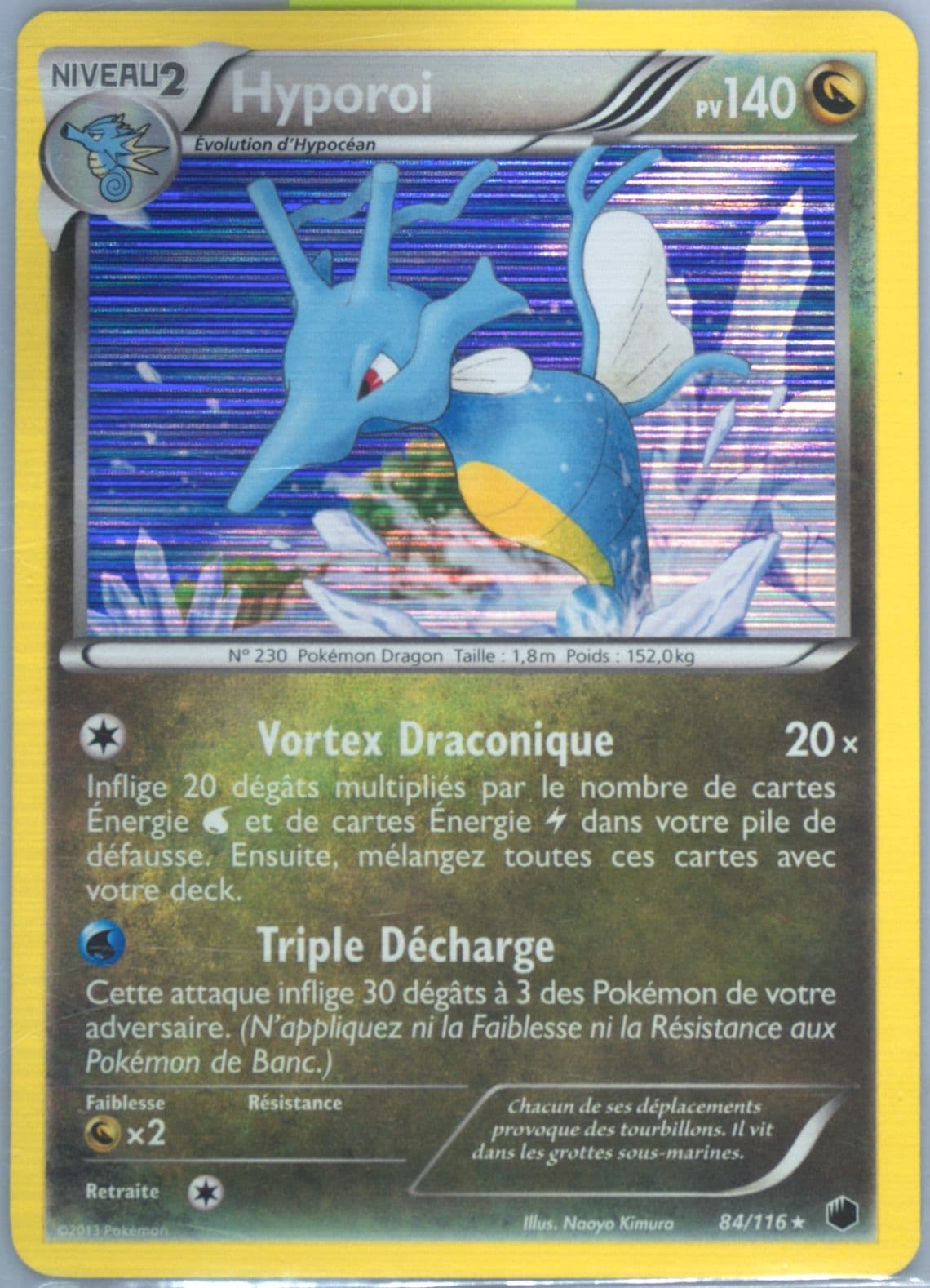 Hyporoi-Holo French (84) 2013 Pokemon Black & White Plasma Freeze