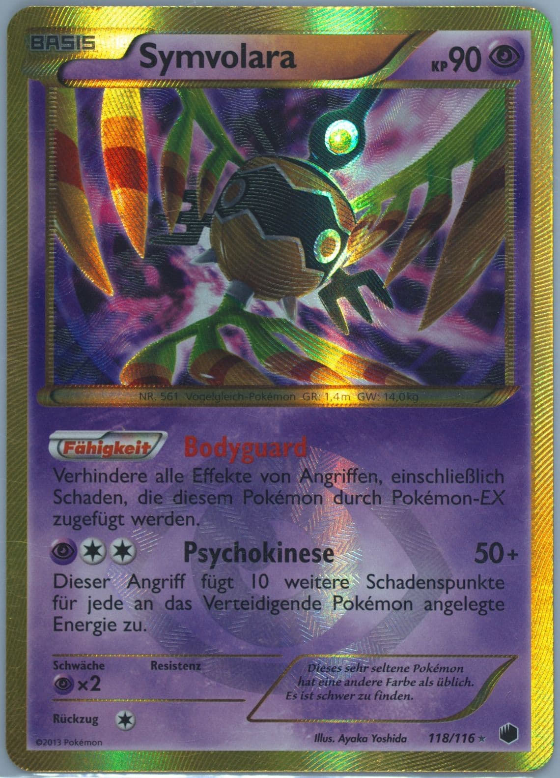 Symvolara German (118) 2013 Pokemon Black & White Plasma Freeze