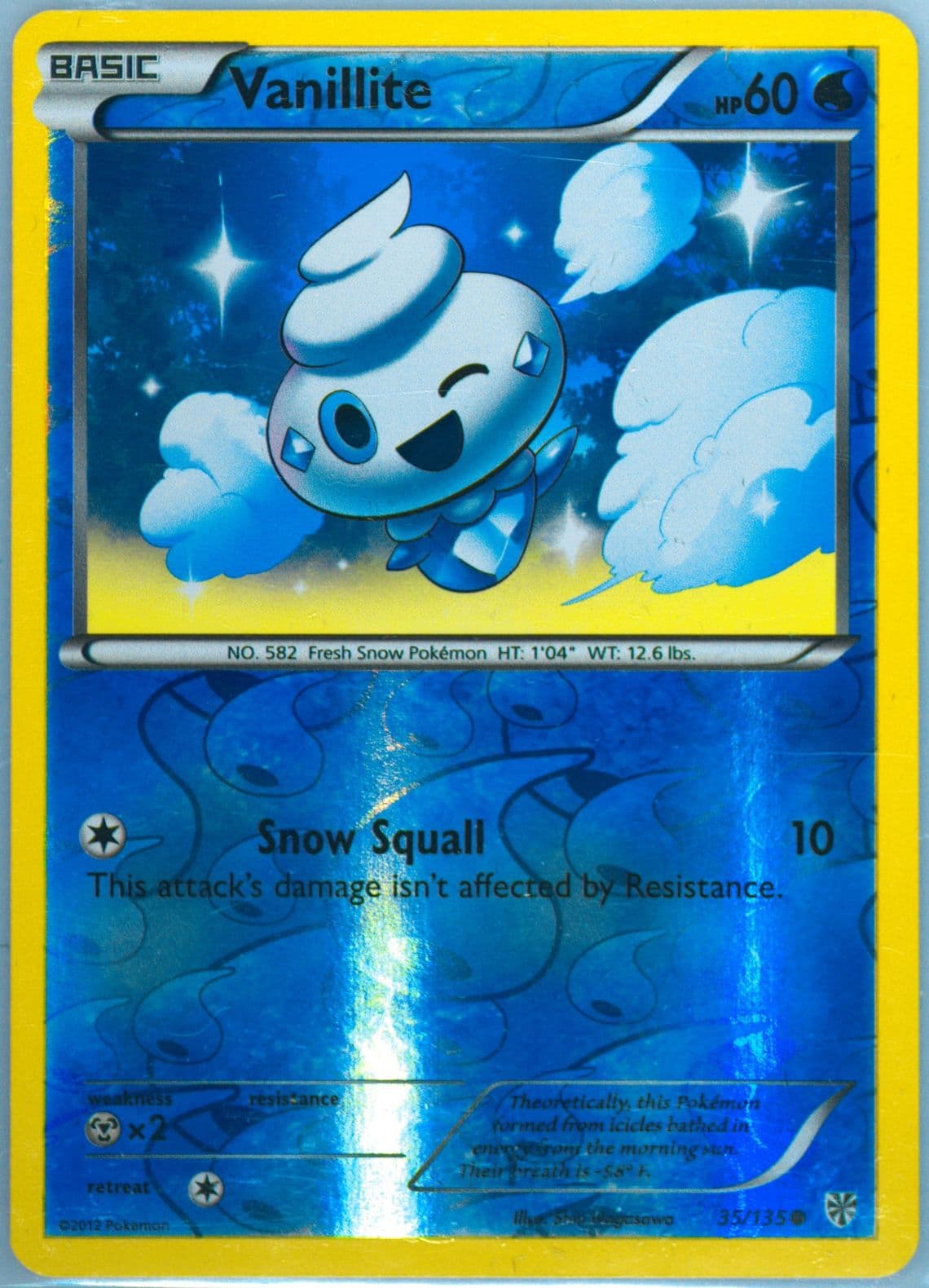 Vanillite-Reverse Foil (35) 2013 Pokemon Black & White Plasma Storm
