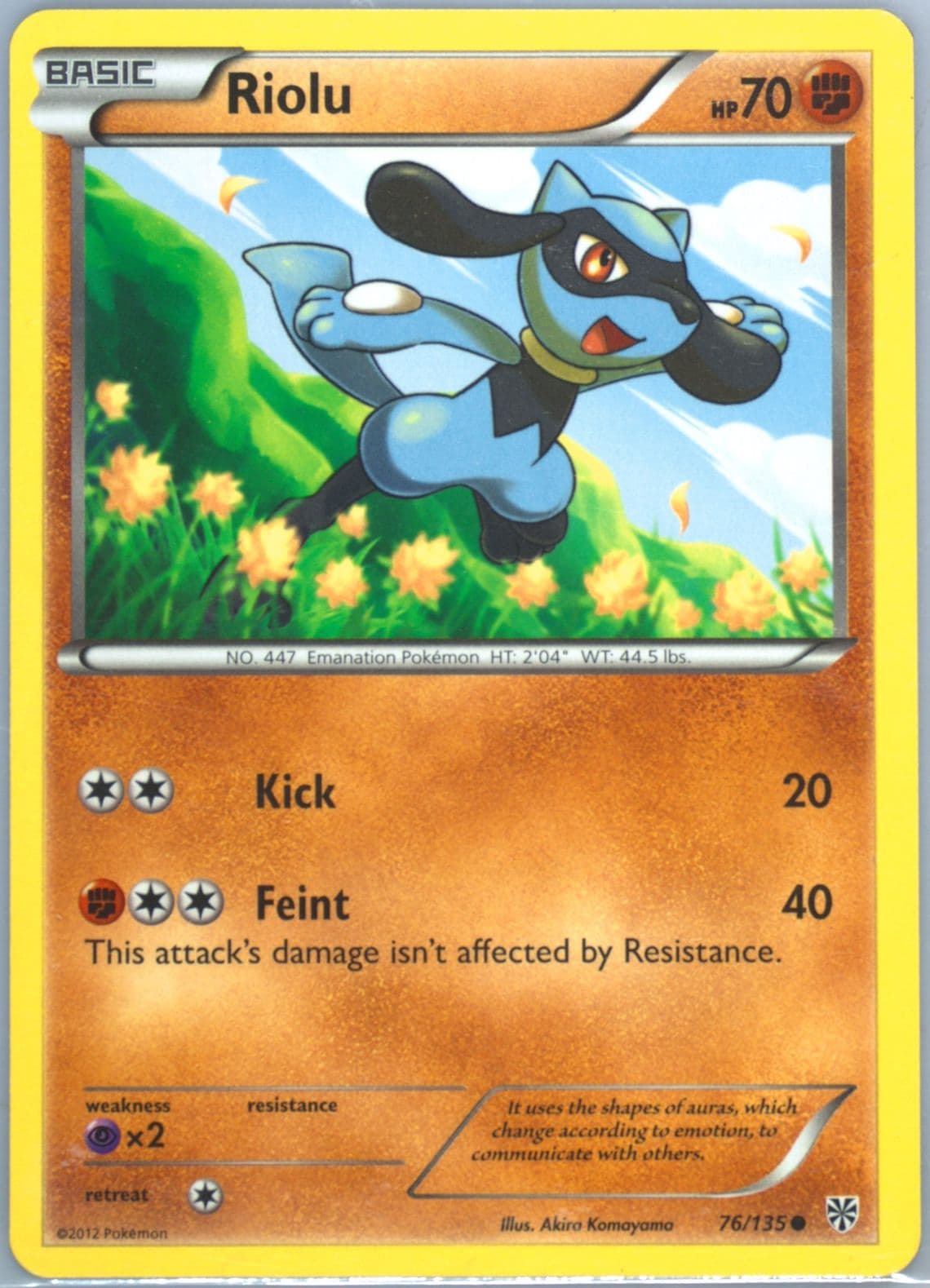 Riolu (76) 2013 Pokemon Black & White Plasma Storm