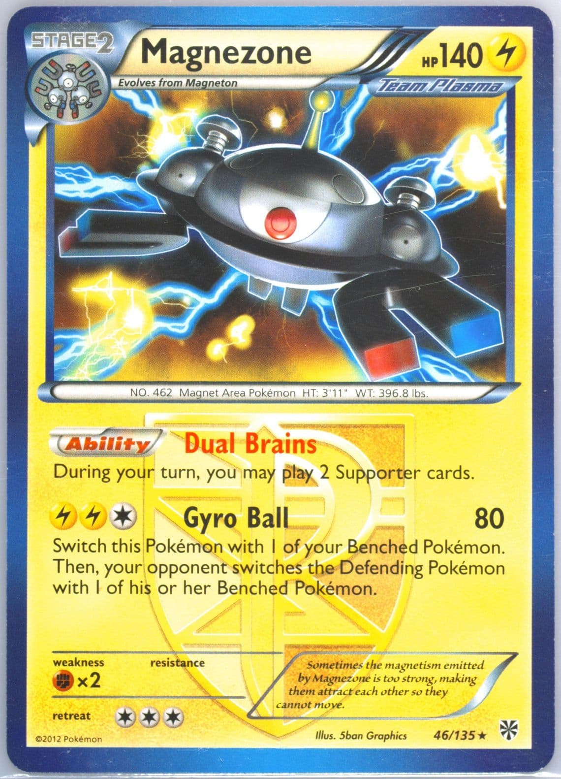 Magnezone Zapdos Legendary Battle (46) 2013 Pokemon Black & White Plasma Storm