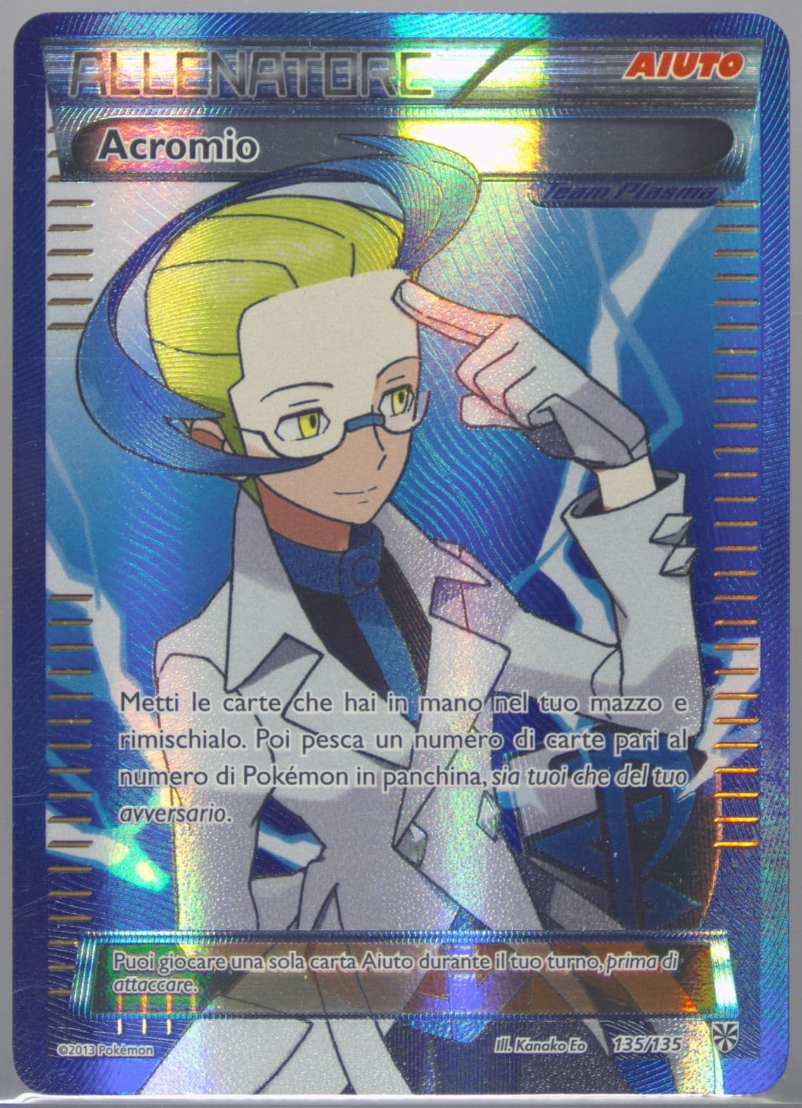Full Art/Acromio Italian (135) 2013 Pokemon Black & White Plasma Storm