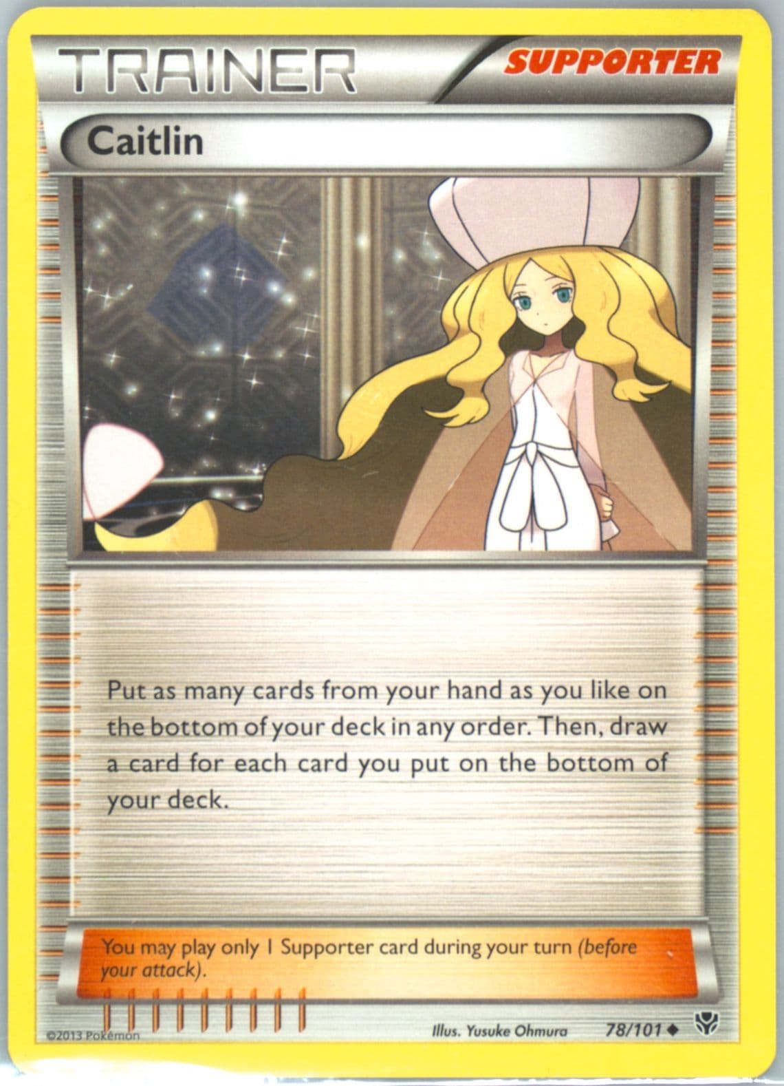 Caitlin (78) 2013 Pokemon Black & White Plasma Blast