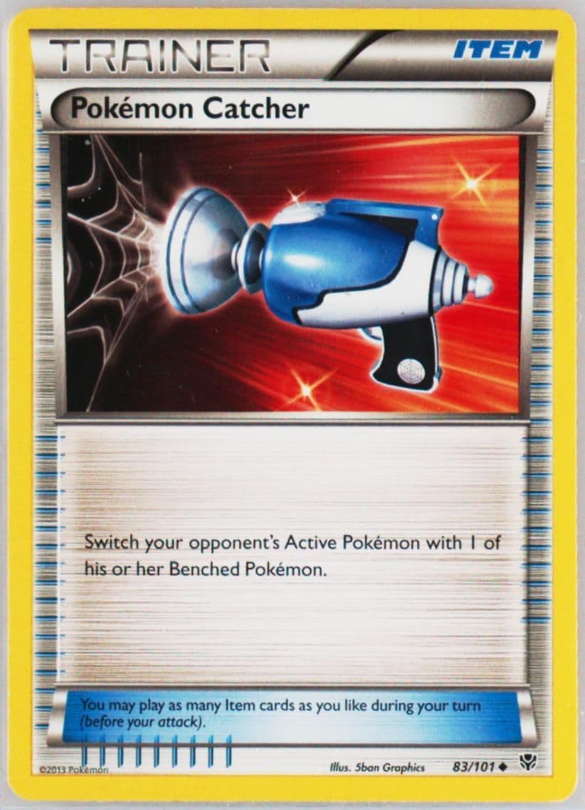 Pokemon Catcher (83) 2013 Pokemon Black & White Plasma Blast