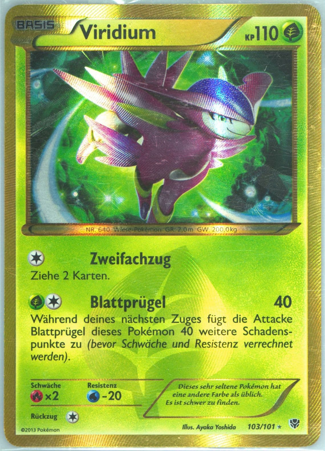 Viridium German (103) 2013 Pokemon Black & White Plasma Blast
