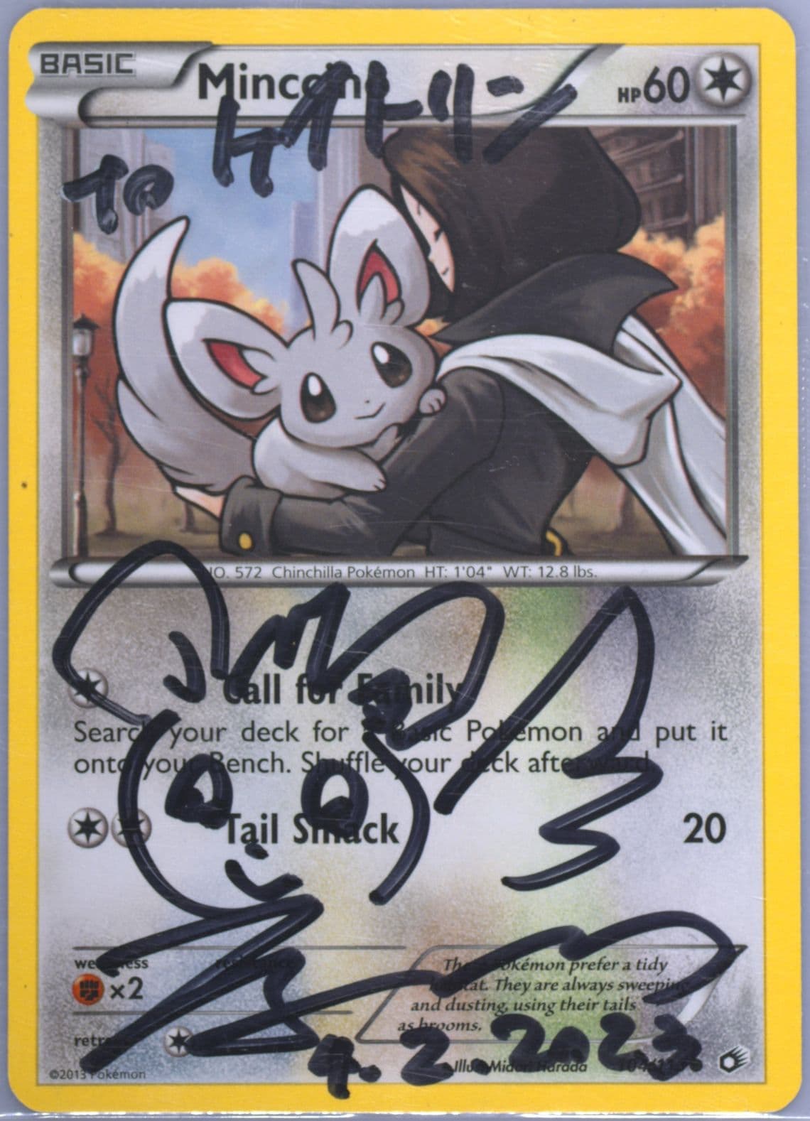 Minccino (104) 2013 Pokemon Black & White Legendary Treasures