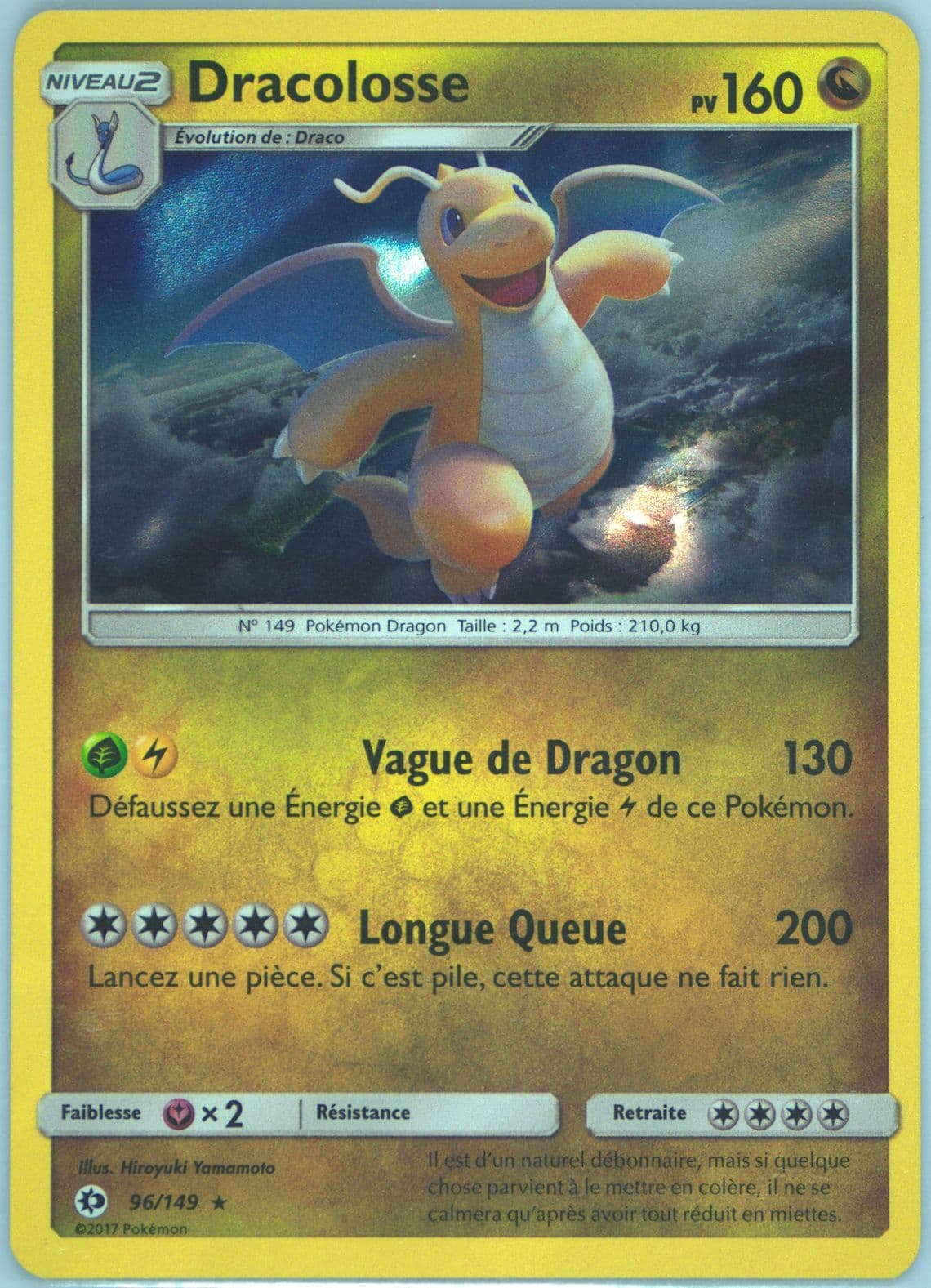 Dracolosse-Holo French (96) 2017 Pokemon Sun & Moon