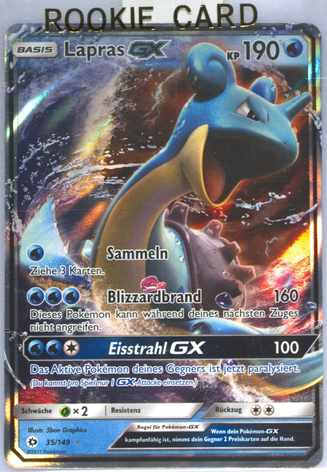 Lapras GX German (35) 2017 Pokemon Sun & Moon