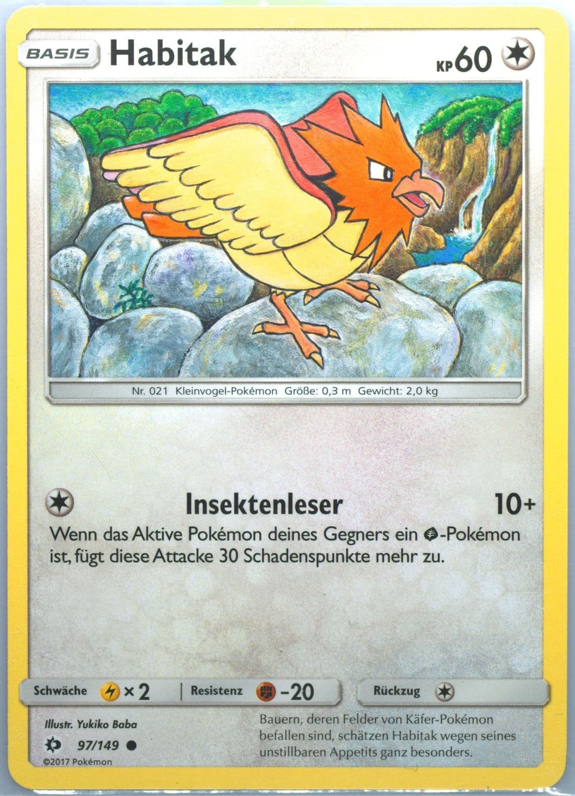 Habitak German (97) 2017 Pokemon Sun & Moon