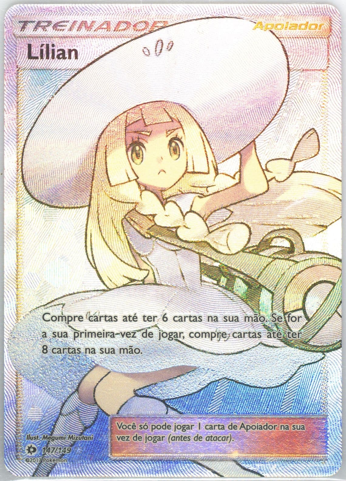 Full Art/Lilian Portuguese (147) 2017 Pokemon Sun & Moon