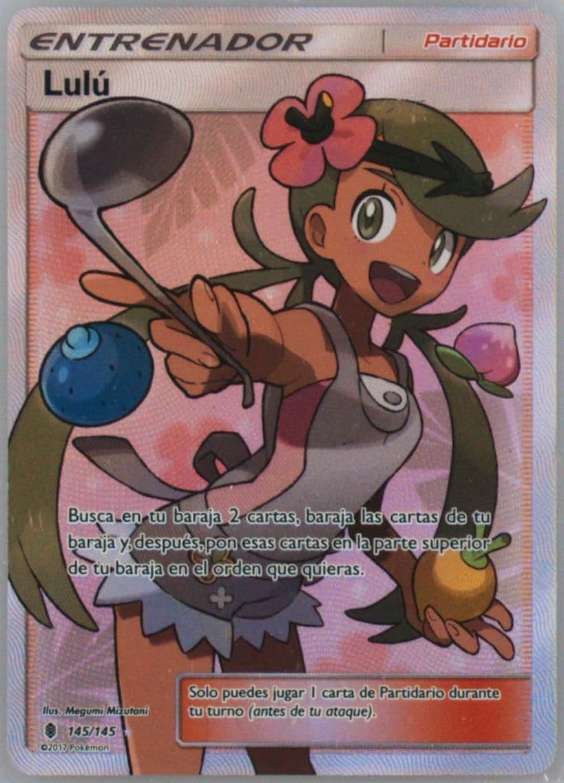 Full Art/Lulu Spanish (145) 2017 Pokemon Sun & Moon Guardians Rising
