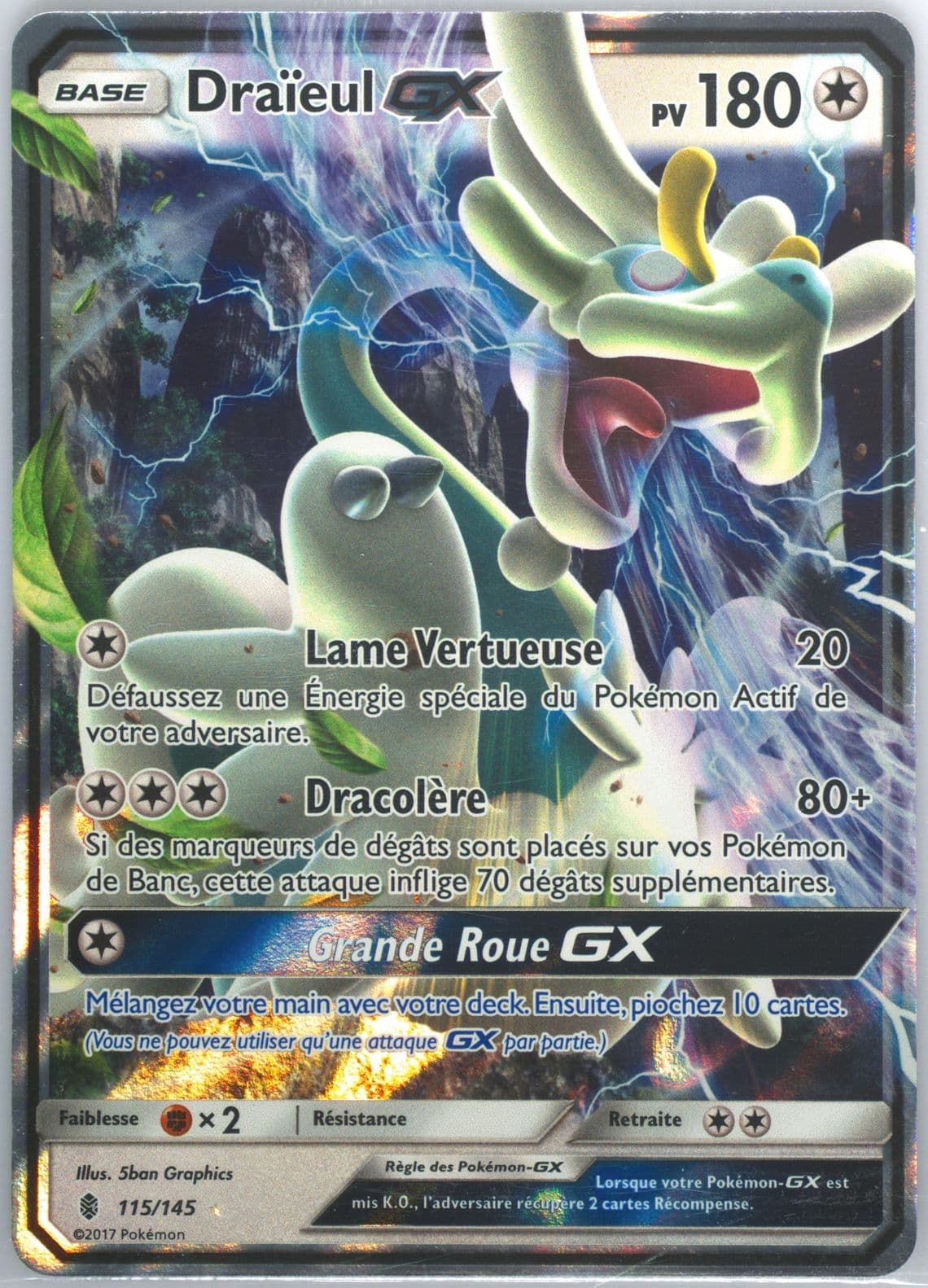 Draieul GX French (115) 2017 Pokemon Sun & Moon Guardians Rising
