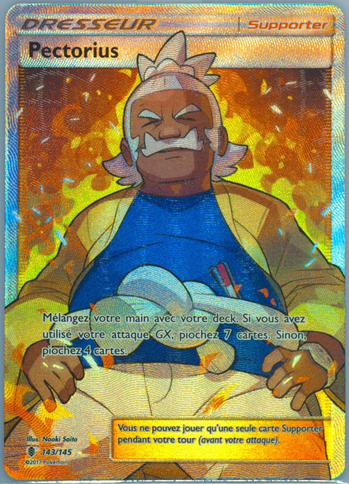 Full Art/Pectorius French (143) 2017 Pokemon Sun & Moon Guardians Rising