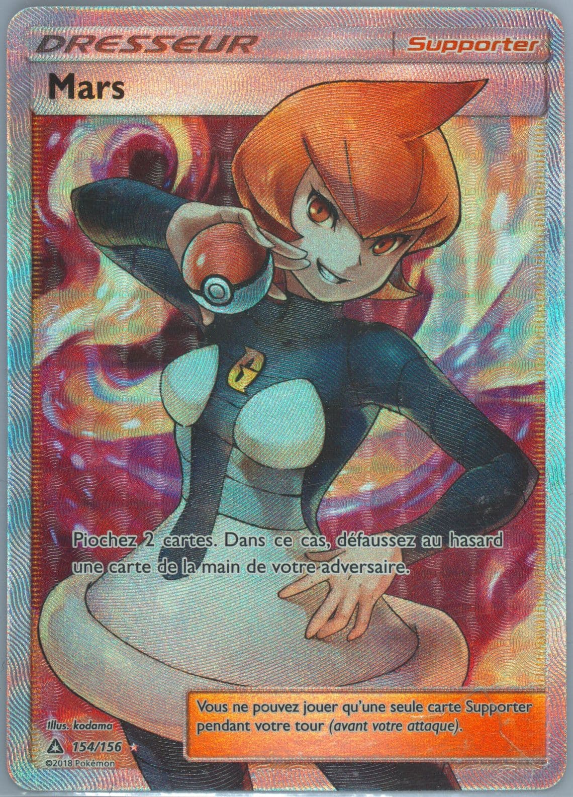 Full Art/Mars French (154) 2018 Pokemon Sun & Moon Ultra Prism