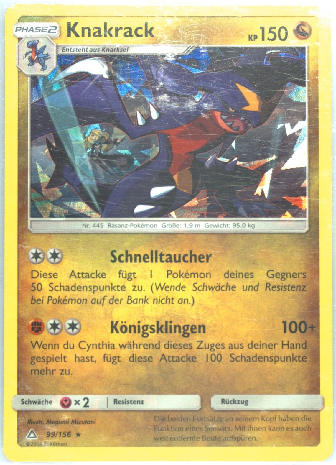 Knakrack German (99) 2018 Pokemon Sun & Moon Ultra Prism