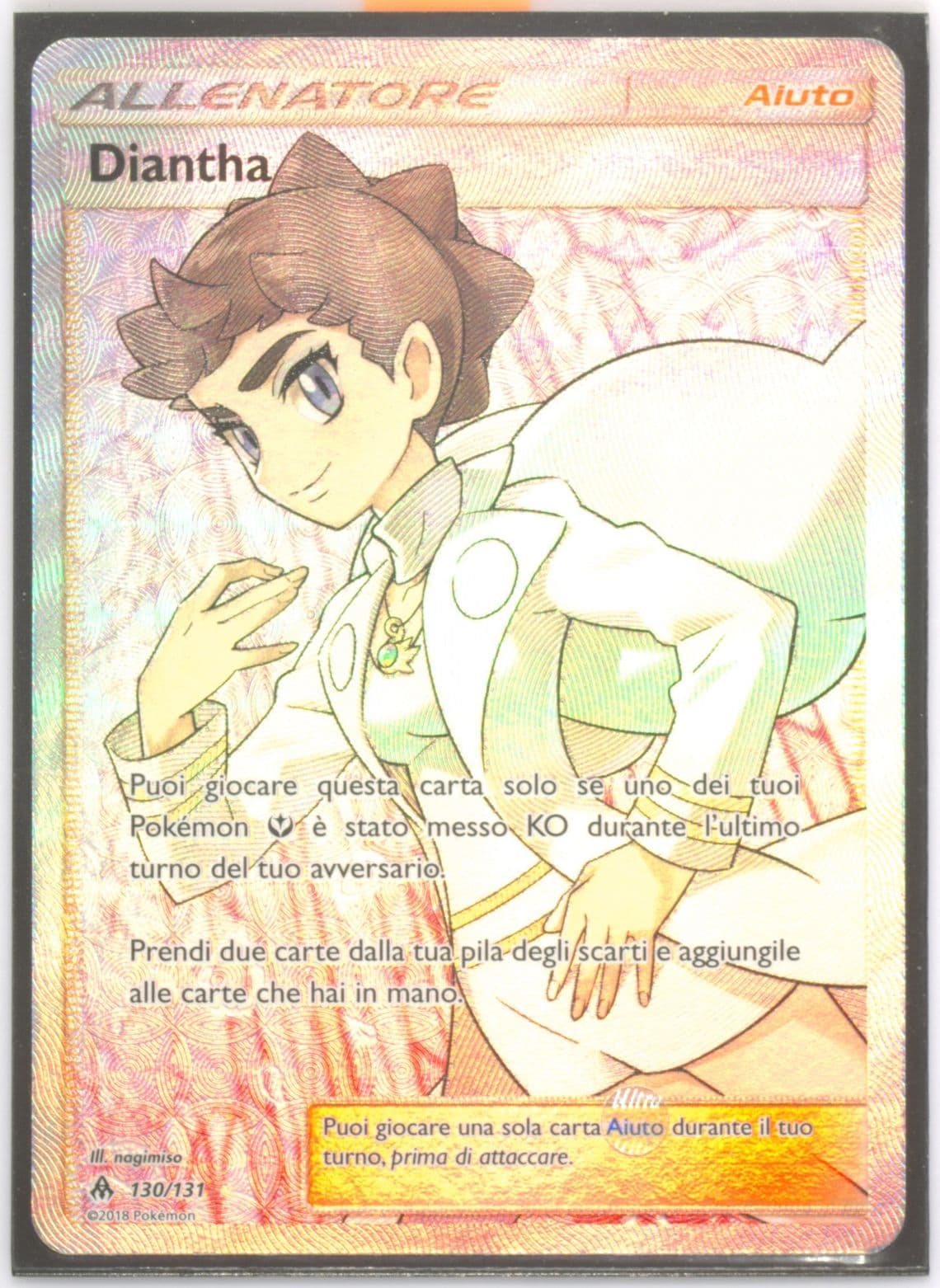 Full Art/Diantha Italian (130) 2018 Pokemon Sun & Moon Forbidden Light
