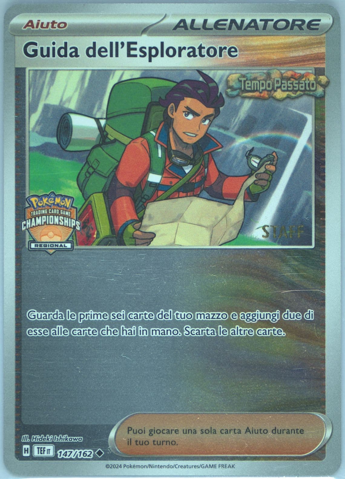 Explorer's Guidance Regional Championships-Staff (147) 2024 Pokemon Italian Tef It-Temporal Forces