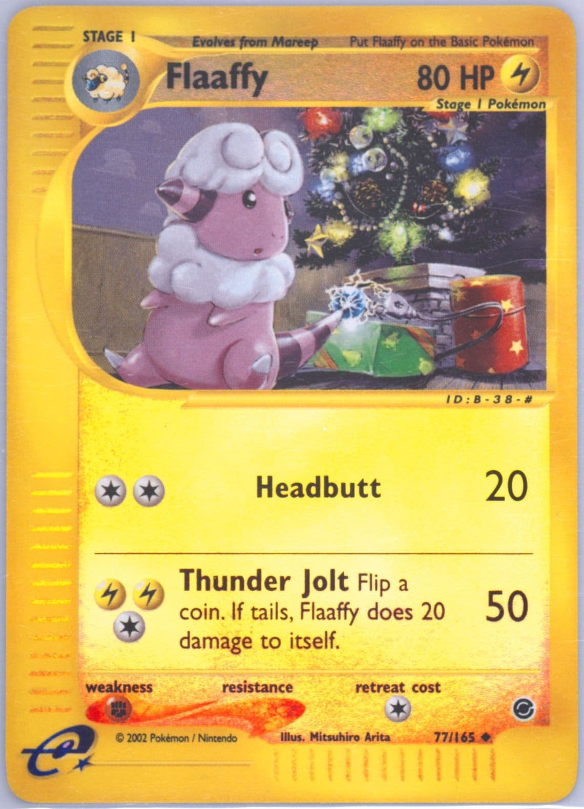 Flaaffy-Reverse Foil (77) 2002 Pokemon Expedition