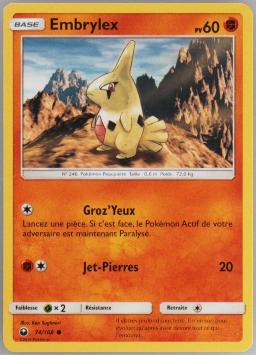 Embrylex French (74) 2018 Pokemon Sun & Moon Celestial Storm