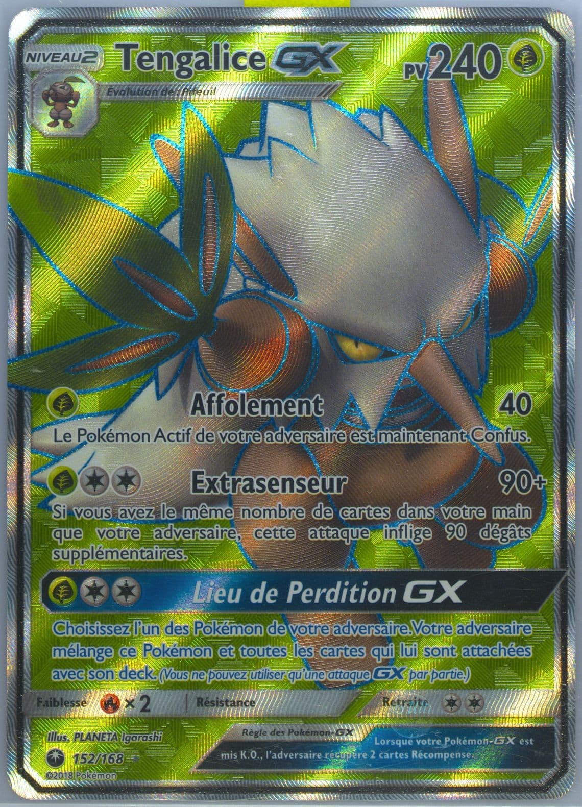Full Art/Tengalice GX French (152) 2018 Pokemon Sun & Moon Celestial Storm