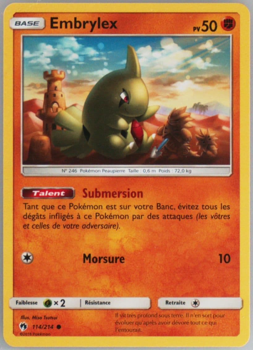 Embrylex French (114) 2018 Pokemon Sun & Moon Lost Thunder
