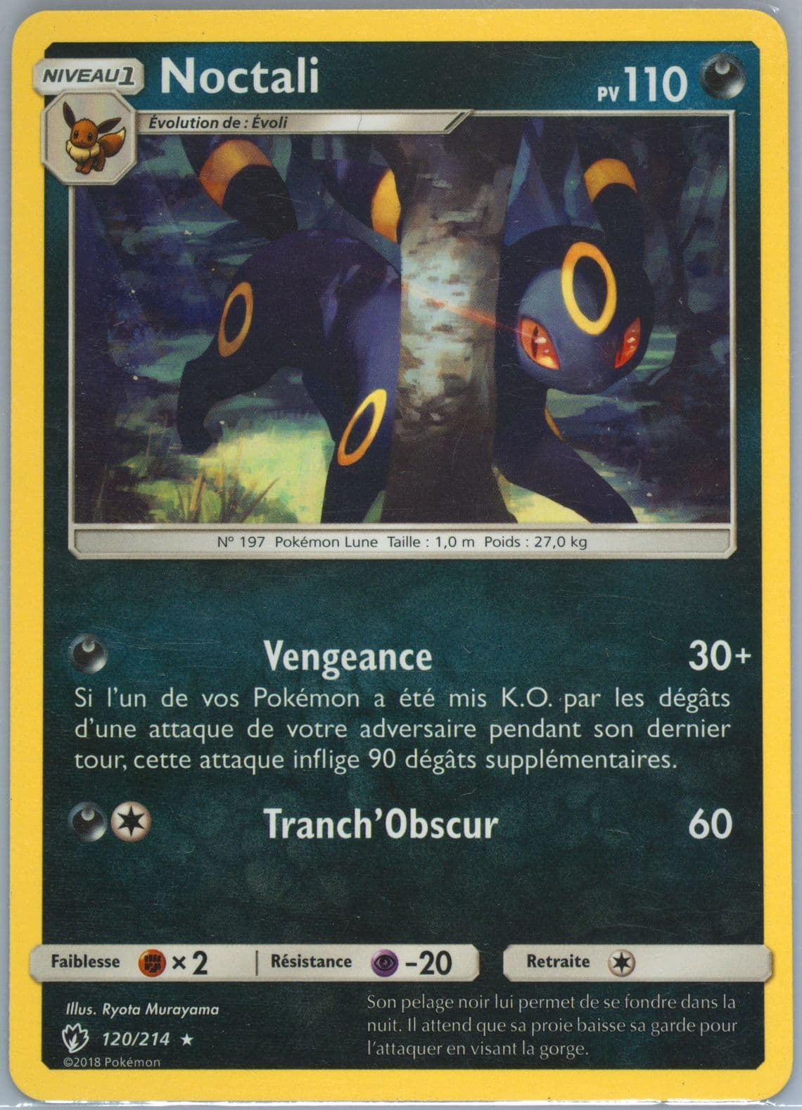 Noctali French (120) 2018 Pokemon Sun & Moon Lost Thunder