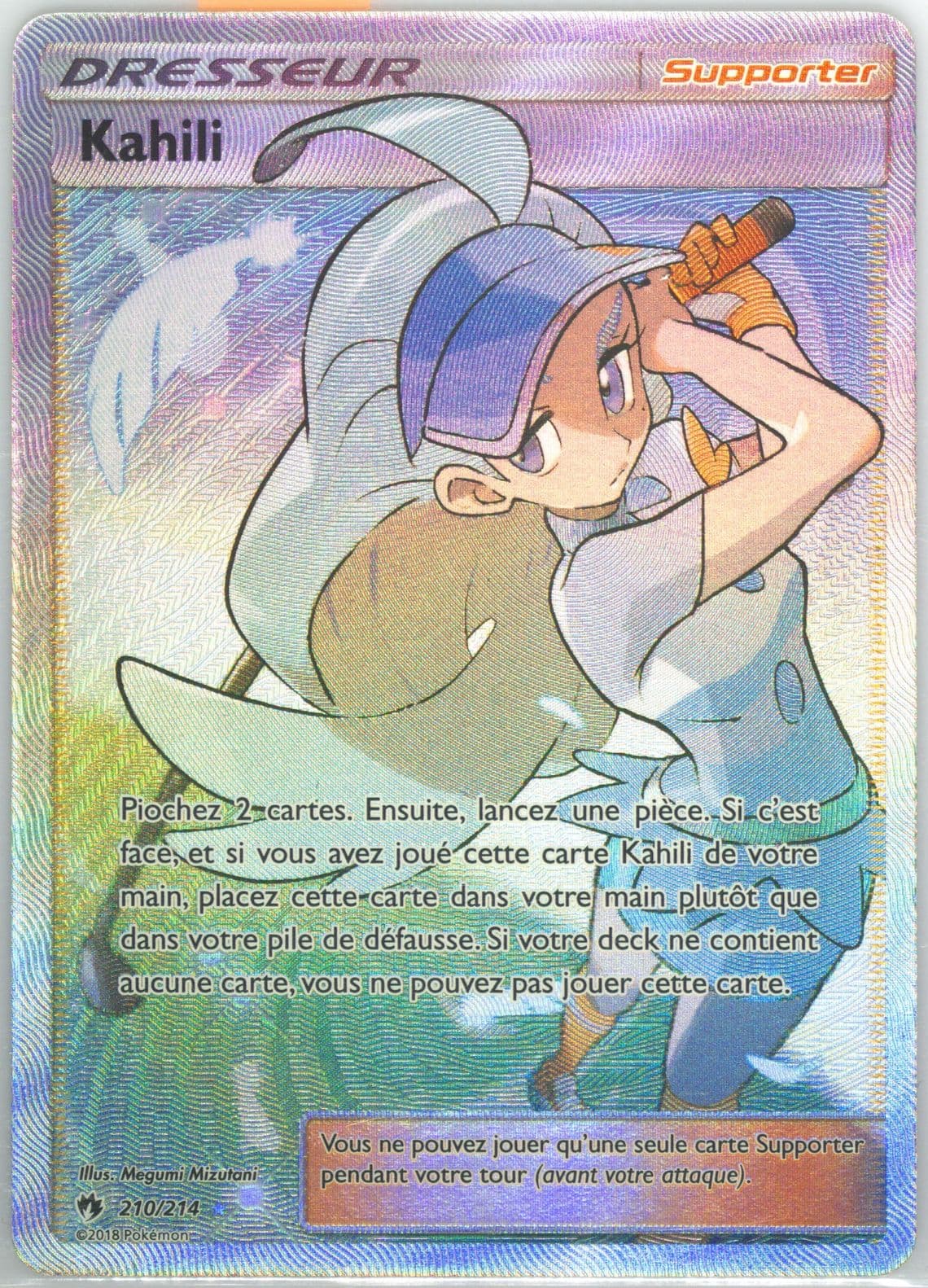 Full Art/Kahili French (210) 2018 Pokemon Sun & Moon Lost Thunder