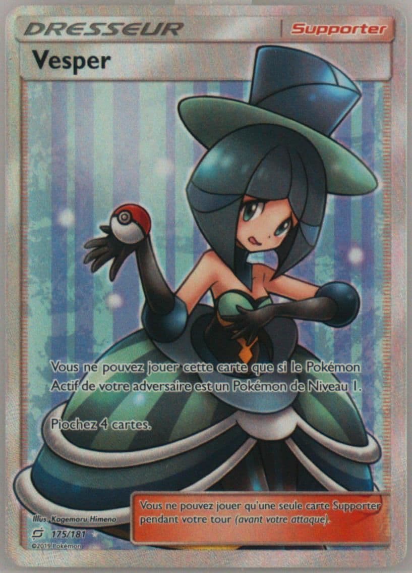Full Art/Vesper French (175) 2019 Pokemon Sun & Moon Team Up