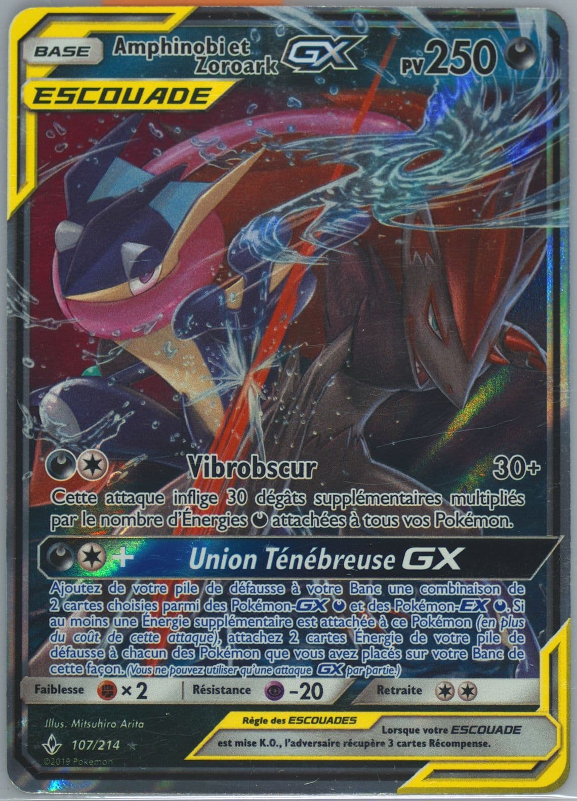 Amphinobi ET Zoroark GX French (107) 2019 Pokemon Sun & Moon Unbroken Bonds