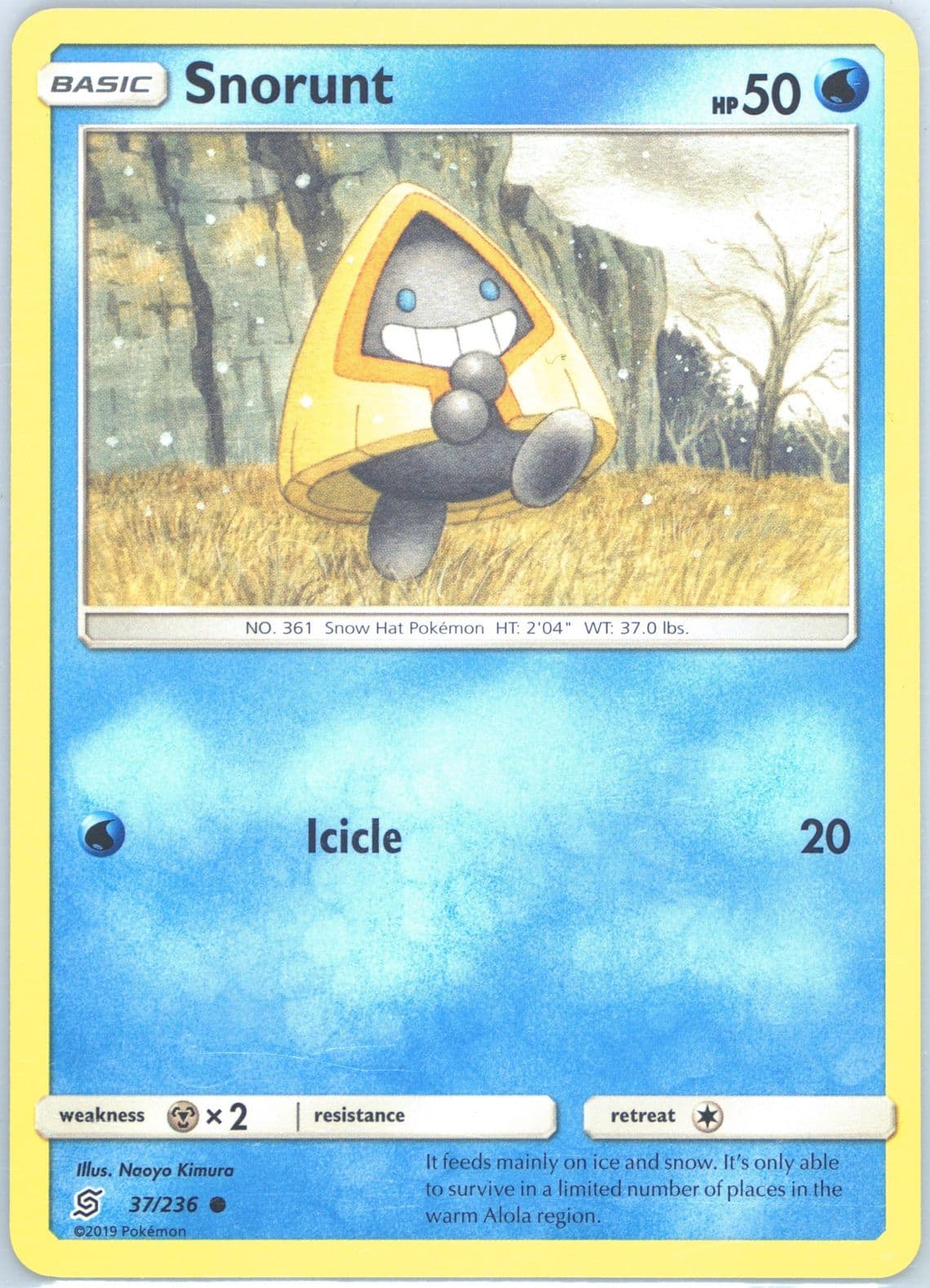 Snorunt (37) 2019 Pokemon Sun & Moon Unified Minds