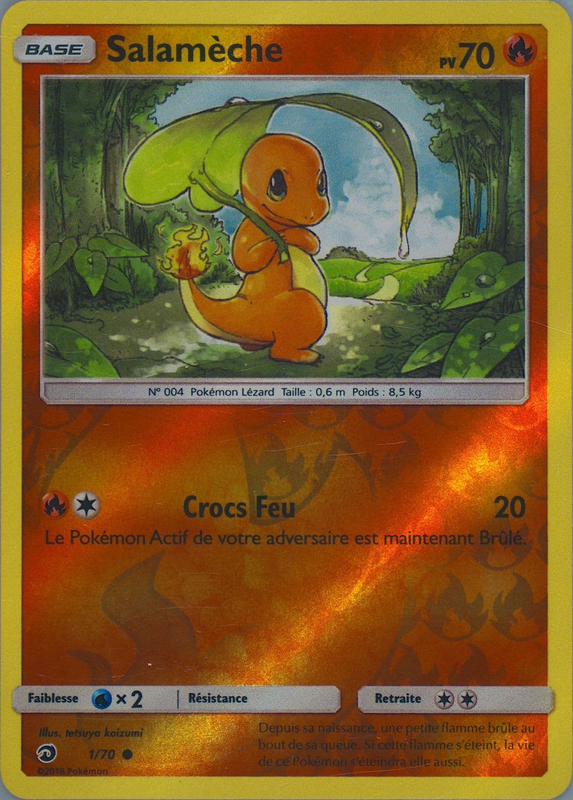 Salameche-Reverse Foil French (1) 2018 Pokemon Sun & Moon Dragon Majesty