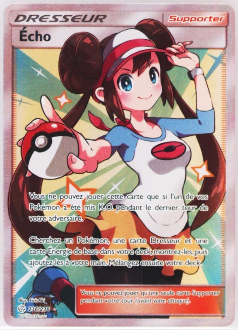 Full Art/Echo French (236) 2019 Pokemon Sun & Moon Cosmic Eclipse
