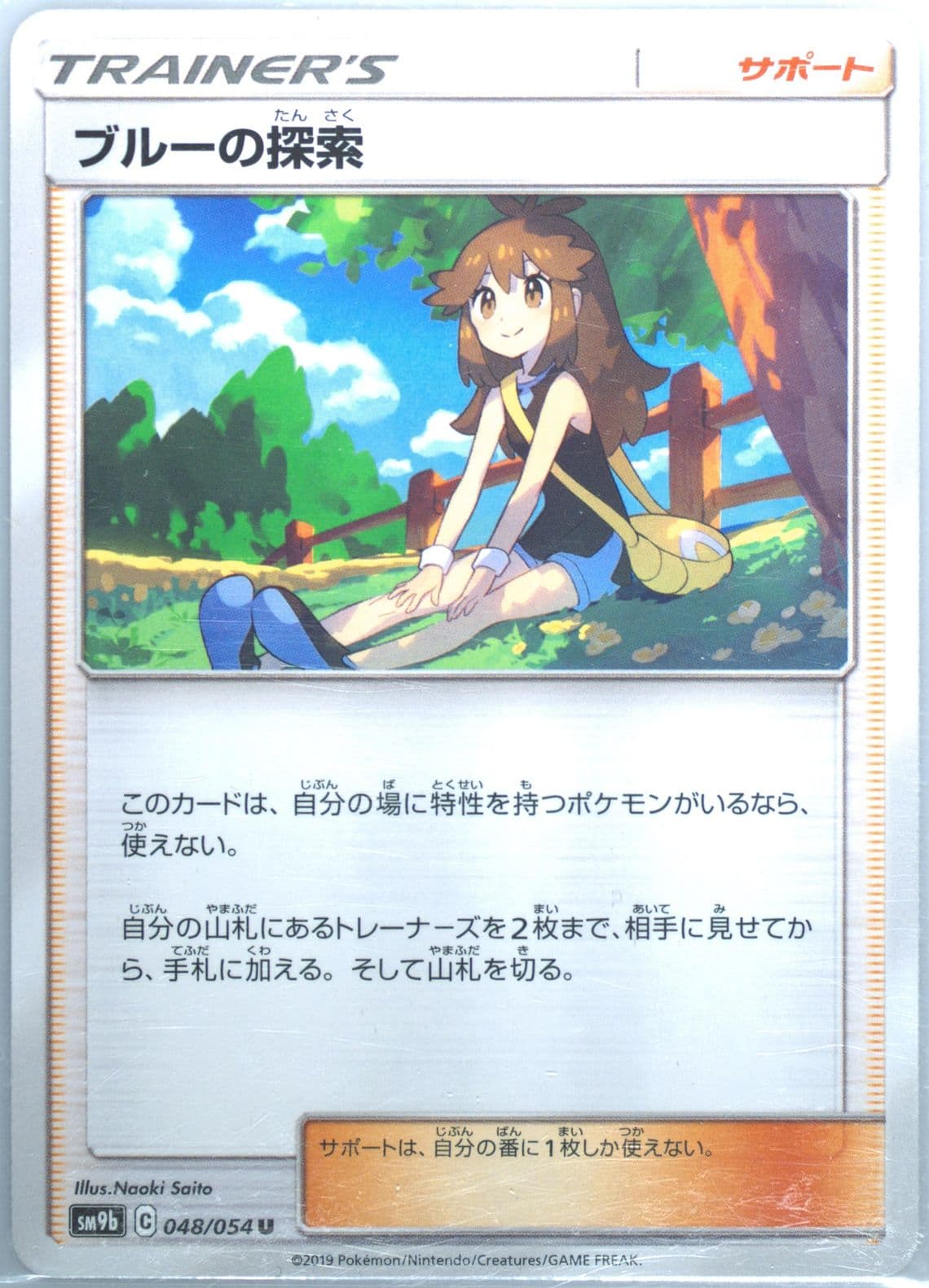 Green's Exploration (048) 2019 Pokemon Japanese Sun & Moon Full Metal Wall