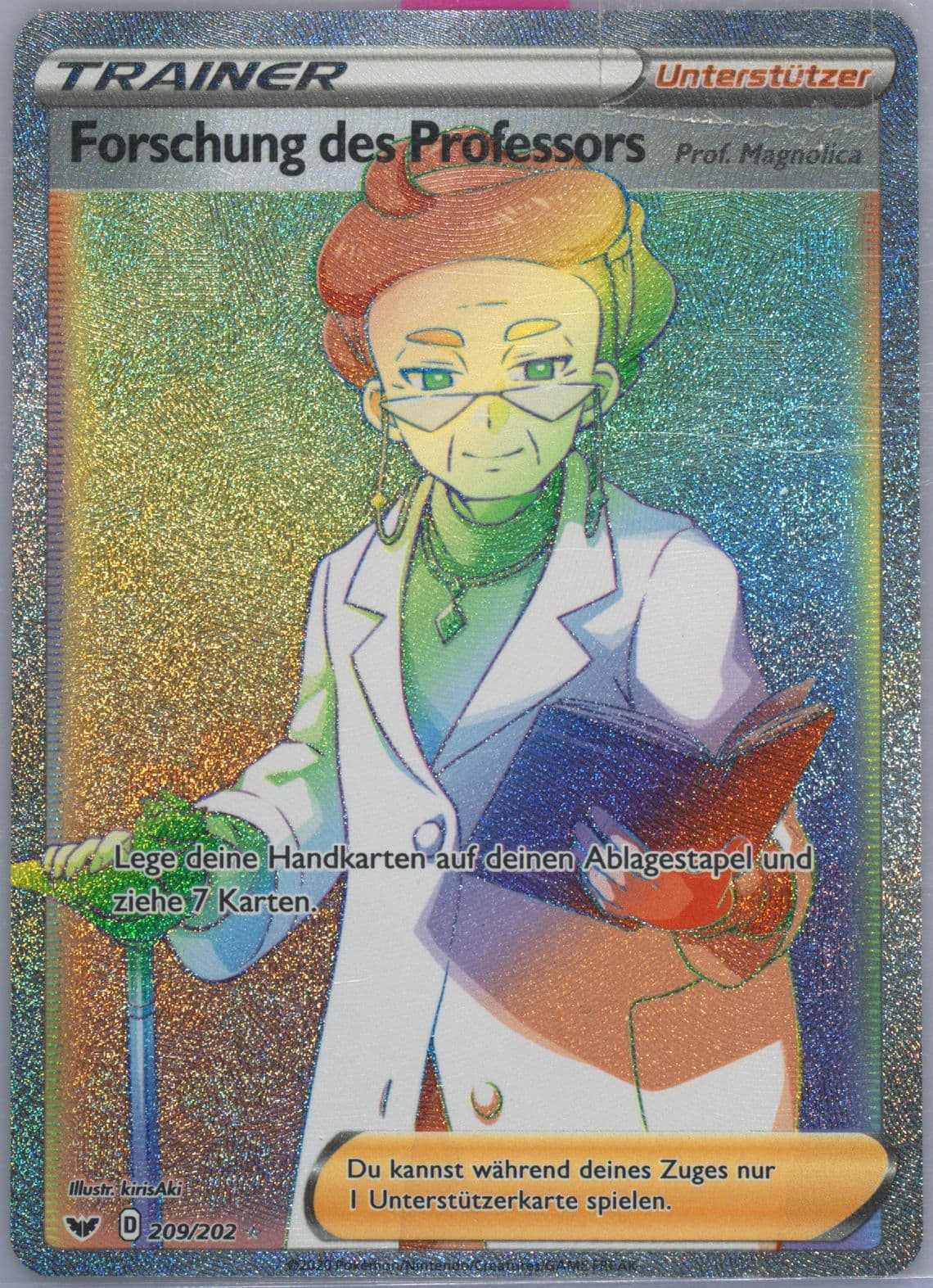 Full Art/Forschung Des Professors German-Secret (209) 2020 Pokemon Sword & Shield