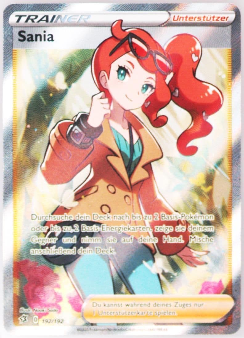 Full Art/Sania German (192) 2020 Pokemon Sword & Shield Rebel Clash