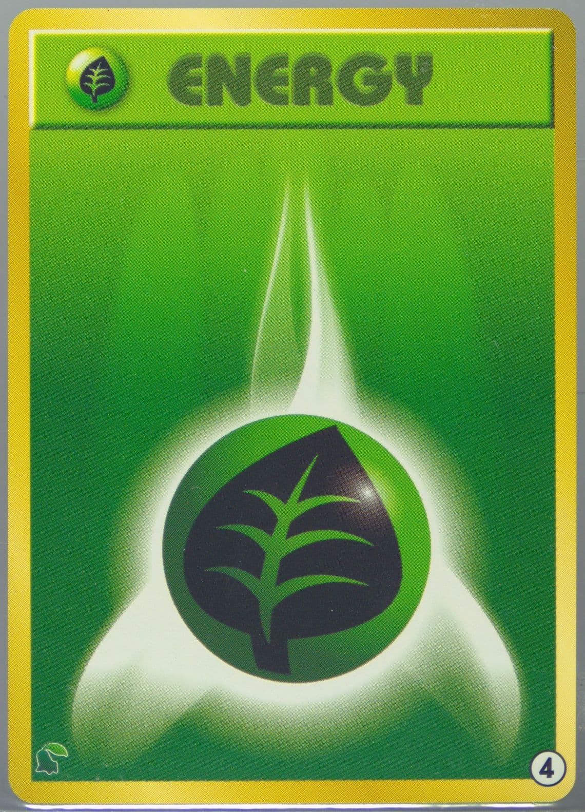 Grass Energy (4) 2001 Pokemon Japanese Chikorita Half Deck