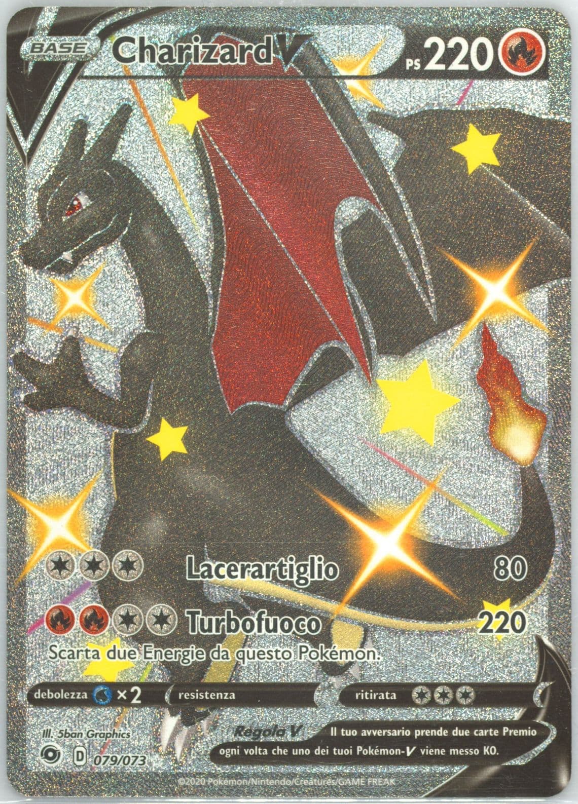 Full Art/Charizard V Italian-Secret (079) 2020 Pokemon Sword & Shield Champion's Path