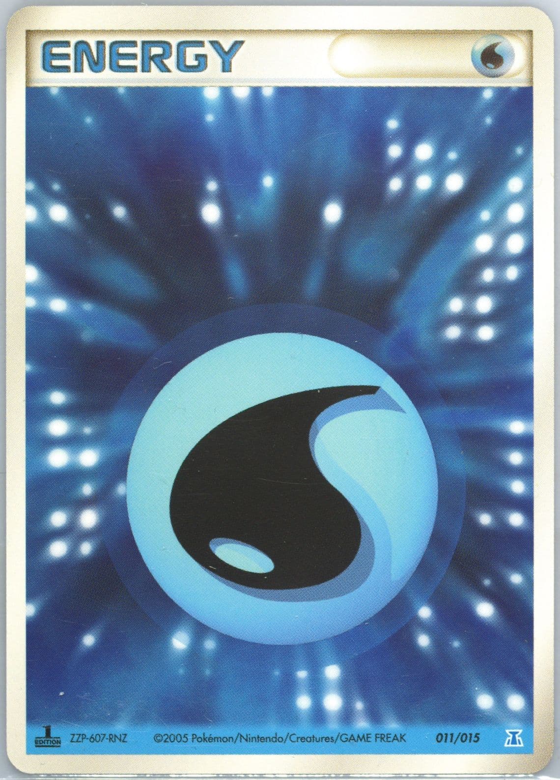 Water Energy 1st Edition (011) 2005 Pokemon Japanese Holon Research Tower Water