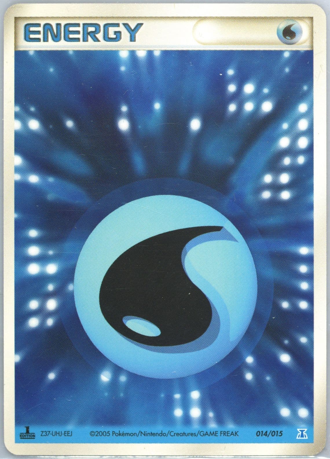 Water Energy 1st Edition (014) 2005 Pokemon Japanese Holon Research Tower Water