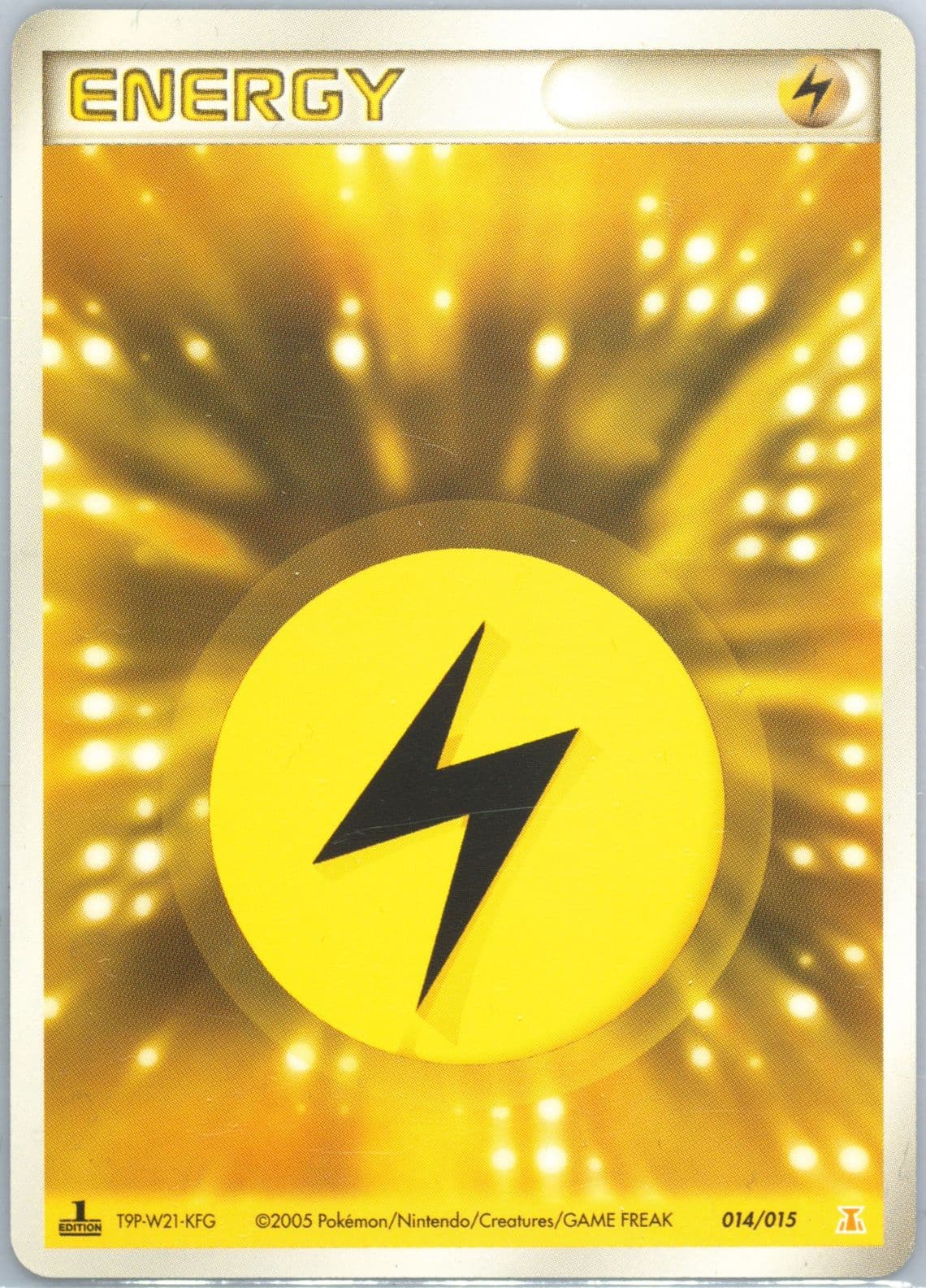 Lightning Energy 1st Edition (014) 2005 Pokemon Japanese Holon Research Tower Lightning