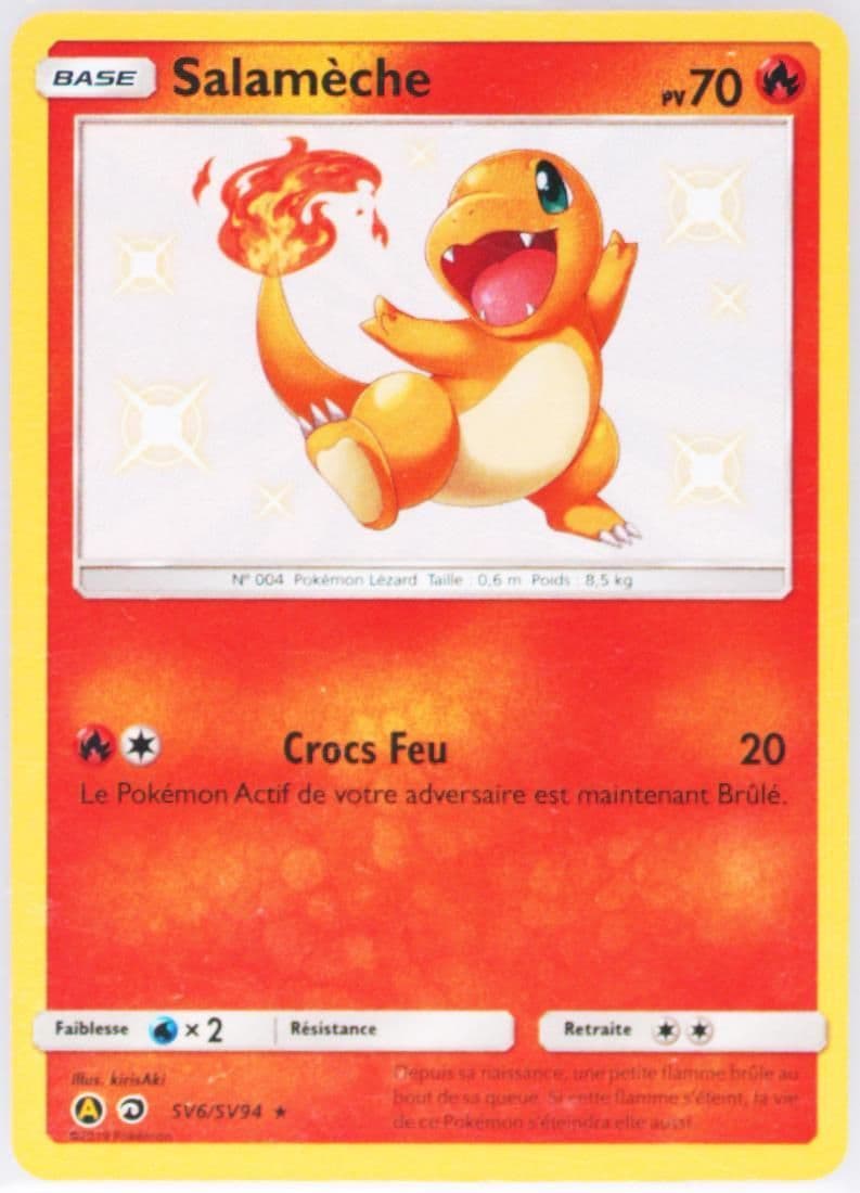 Salameche-Holo French (SV6) 2019 Pokemon Sun & Moon Hidden Fates