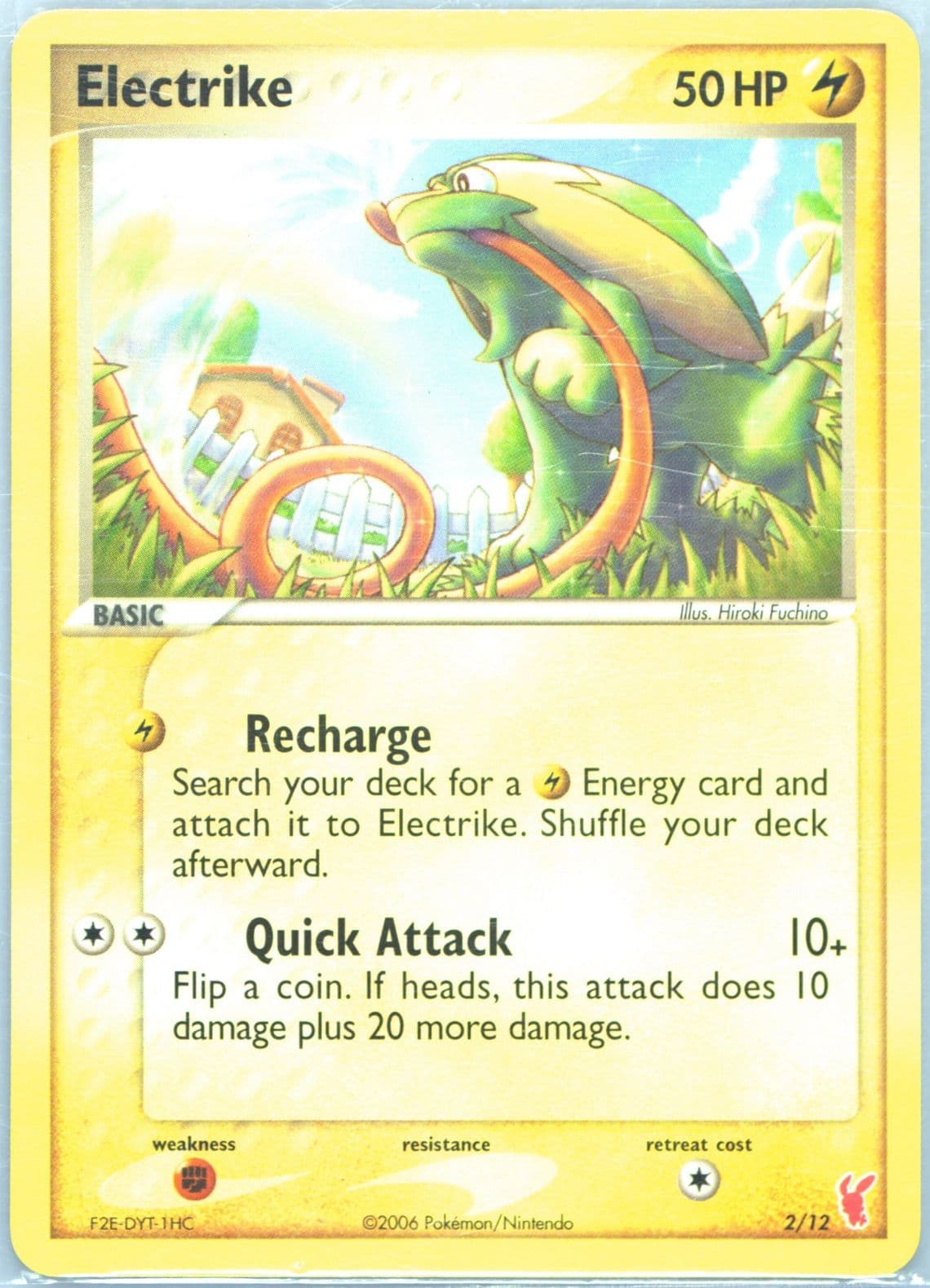 Electrike (2) 2006 Pokemon EX Trainer Kit 2 Plusle Half Deck