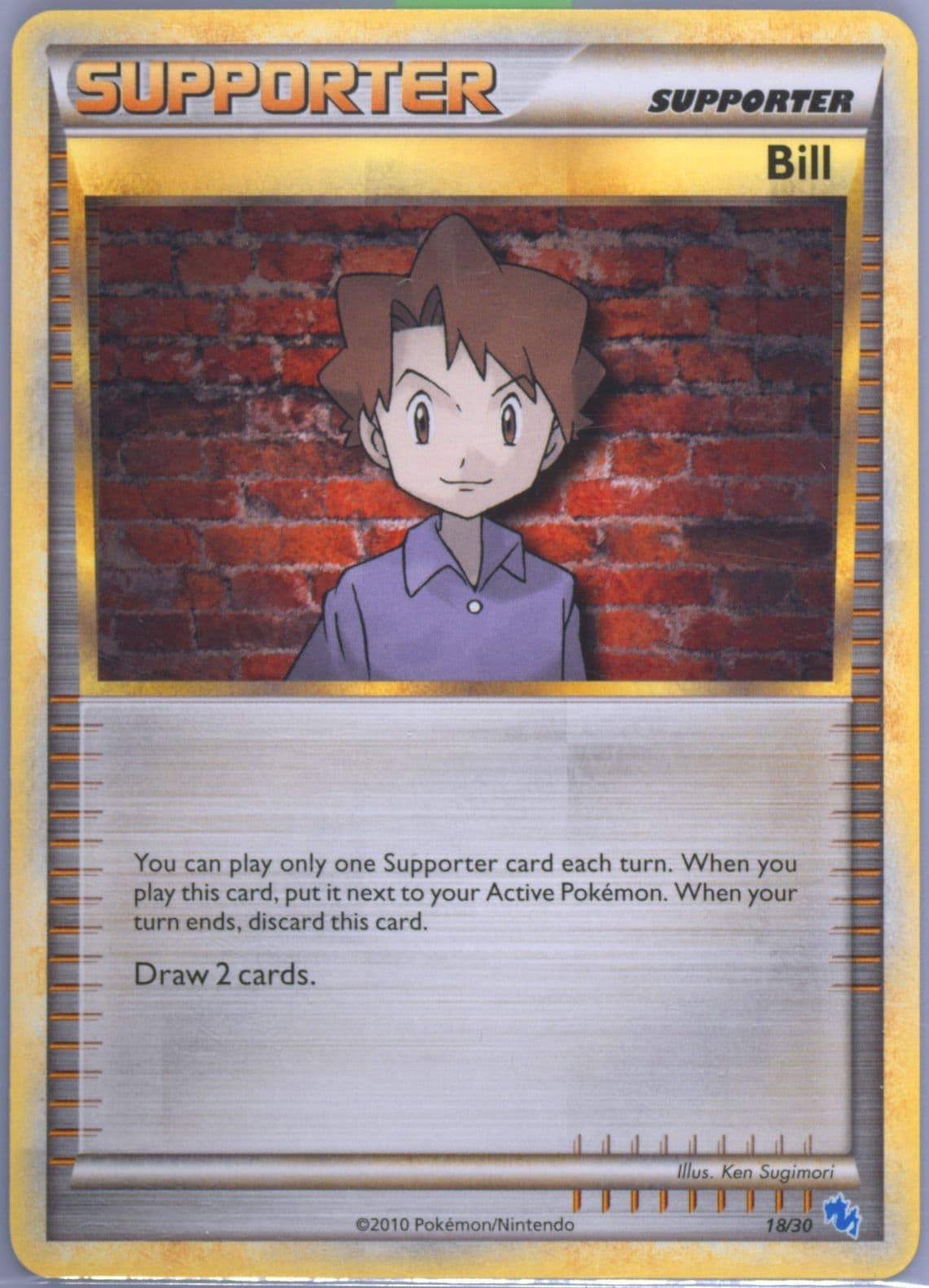 Bill (18) 2010 Pokemon Heartgold & Soulsilver Gyarados Deck